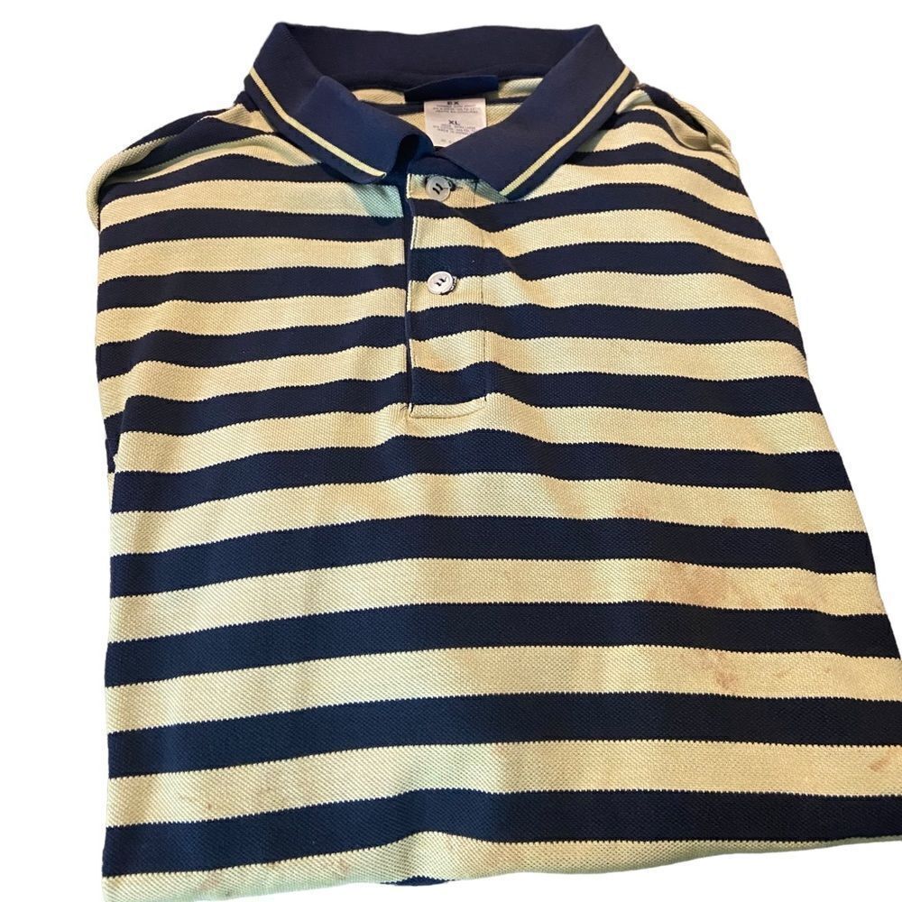Puritan size XL striped shirt sleeved collared polo shirt great condition